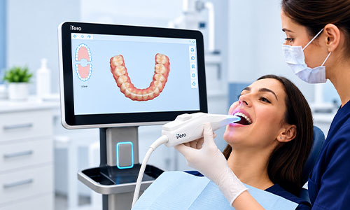 Digital iTero scanning
